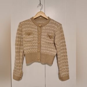 Tweed style cardigan